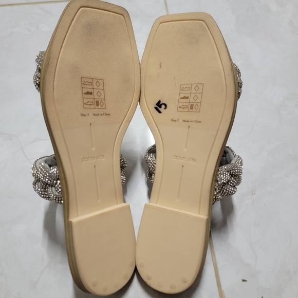 Dolce Vita Indy Rhinestone Sandals - Picture 6 of 7